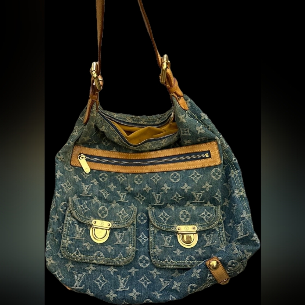 Louis Vuitton Denim Monogram Shoulder Bag